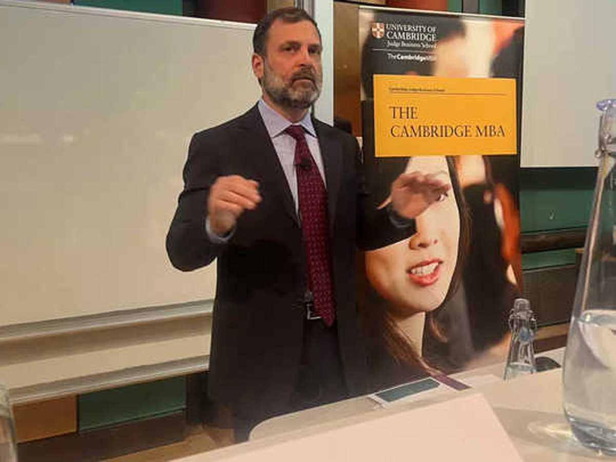 सुनने की कला शक्तिशाली है : कैंब्रिज विश्वविद्यालय में राहुल गांधी